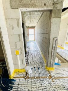 Wille Racławickie - ogrzewanie podłogowe - dom z pompą ciepła